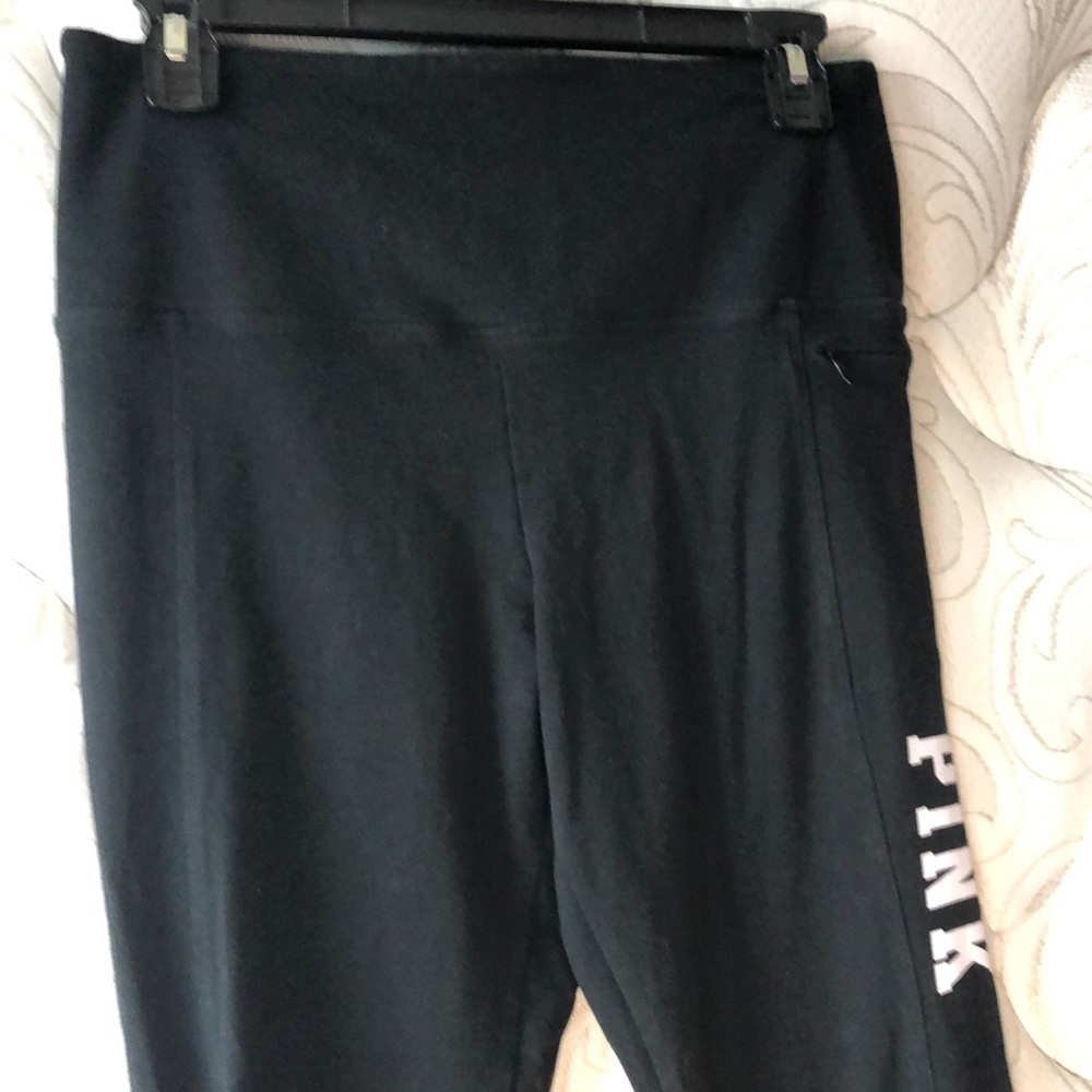 Pink Victoria secret yoga , size large , made with 87% cotton and 13% elastane